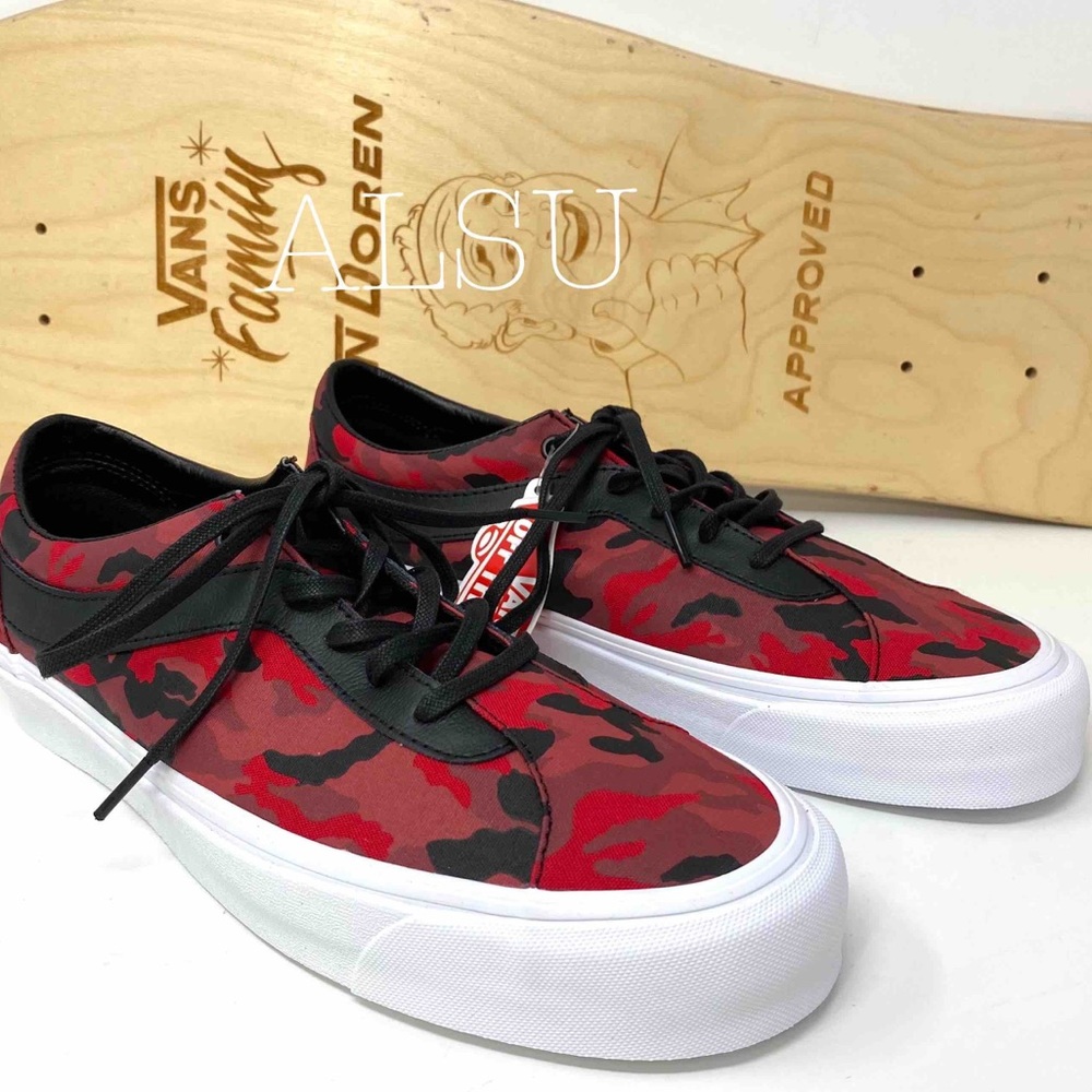 VANS BOLD Ni No limit Camo Red Women’s Sneakers - Picture 5 of 10